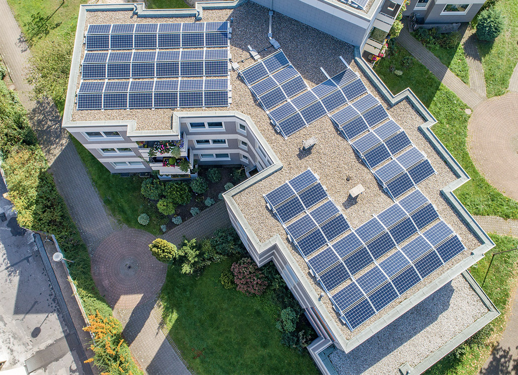 Photovoltaik Mehrparteienhaus PV Mehrfamilienhaus Sonnenstrom Gemeinschaftliche Erzeugungsanlage